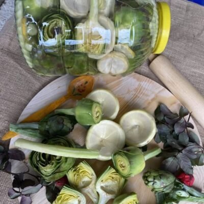 Günlük Soyulmuş Enginar - 15 Çanak + 15 Bebek