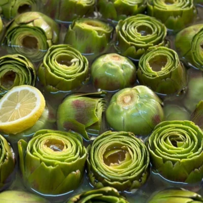 Alternative view of Günlük Soyulmuş Dolmalık Enginar - 20 Adet